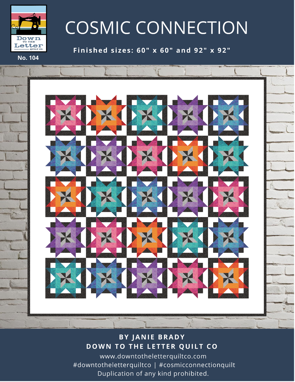 Cosmic Connection Quilt Pattern - PDF Download