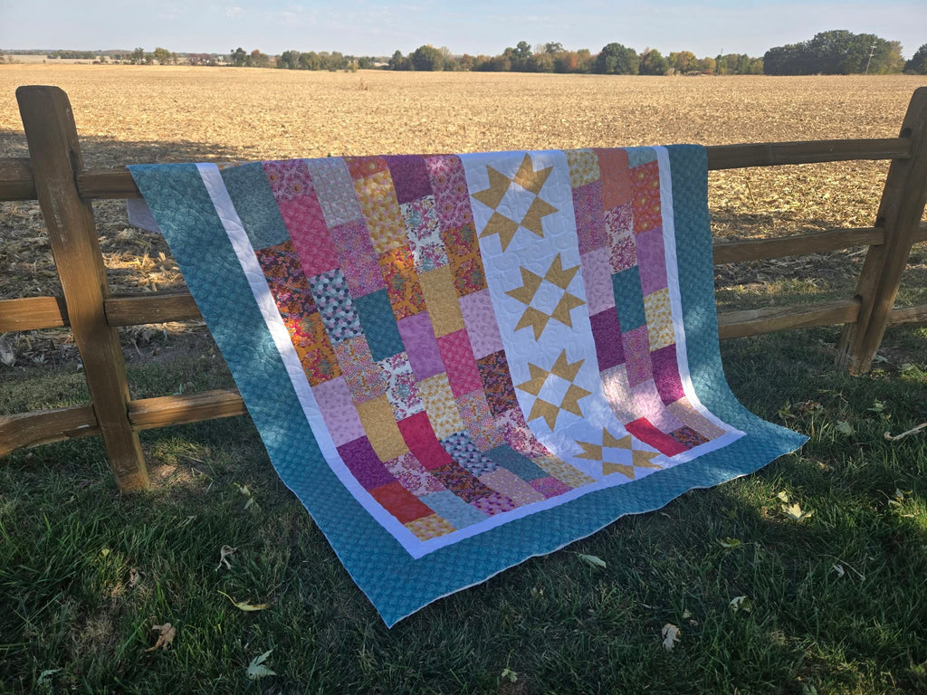 String of Starlight Quilt Pattern - PDF Download